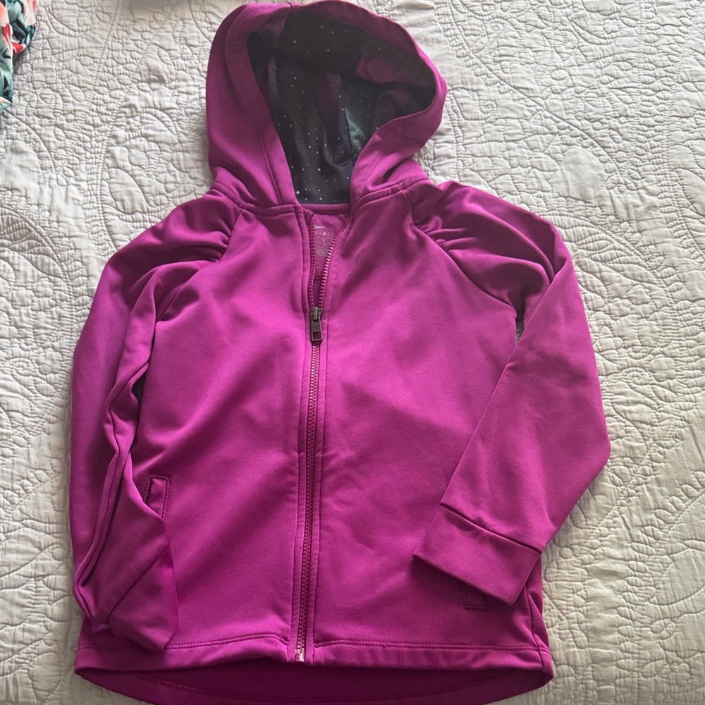 Nike Magenta Hooded Jacket